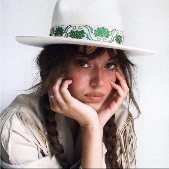 Lack Of Color Ivy Beverly Fedora Hat In White. NWT! Sz S (55cm) & M (57cm) - Picture 6 of 16